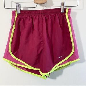 Nike dri-fit pink running shorts size xs